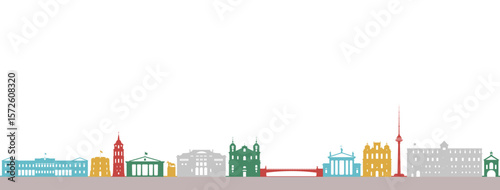 Vilnius skyline "NO AI"