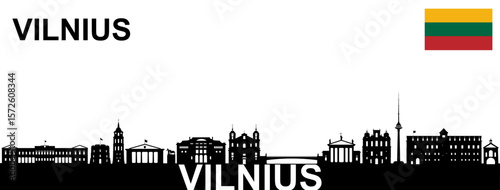 Vilnius skyline "NO AI"