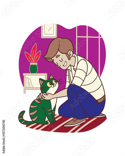 boy and girl in the kitchen