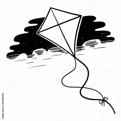 kite silhouette