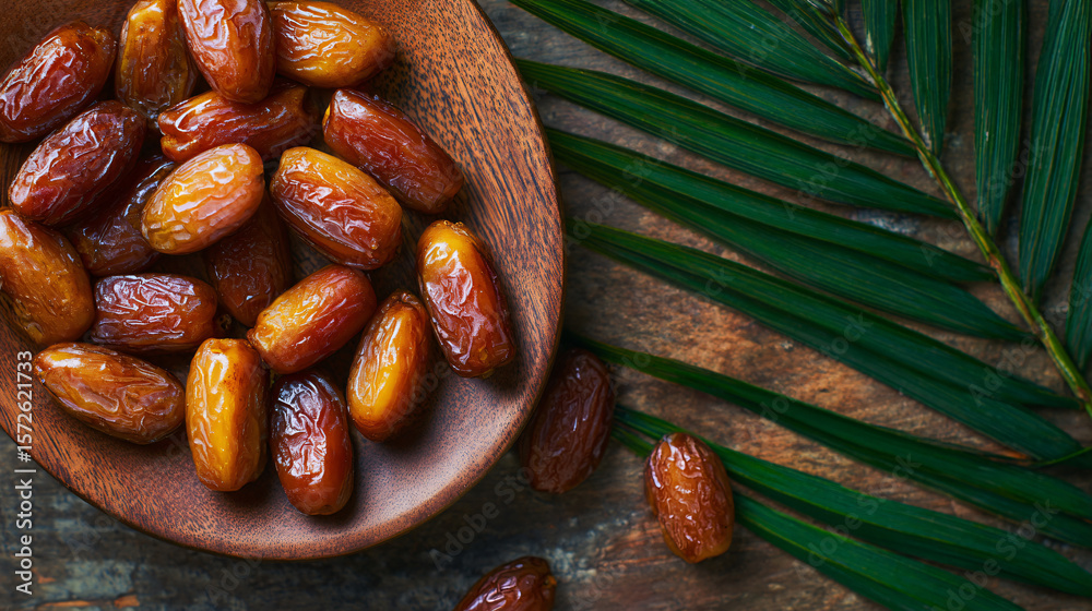 Obraz premium Sweet Medjool Dates A Delicious & Healthy Treat