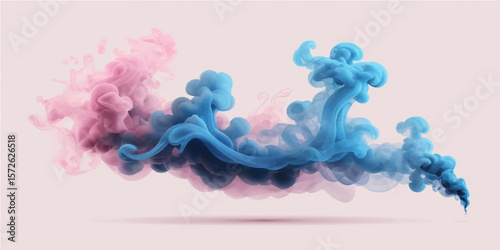 

Abstract colorful smoke creates a vibrant, swirling heart shape, a beautiful floral design for your spring nature wallpaper