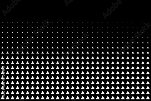 White Abstract Symbols on Black Gradient Background