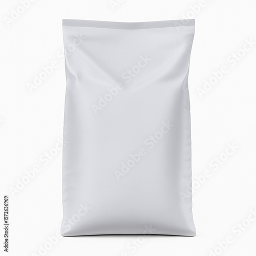 Plastic Bag Mockup, 25 kg Bag Mockup, Sand bag or white plastic canvas sack for rice or agriculture product