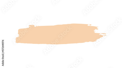 Beige Brushstroke Simple Design Vector Illustration Art