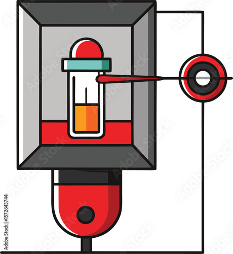 Wall Mounted Laser Level with Bubble Vial Clean Design