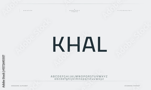 Khal calligraphy alphabet capital lettering a to z font family
