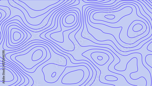 Light purple background with darker purple contour lines. Abstract topographic pattern in shades of lavender.
