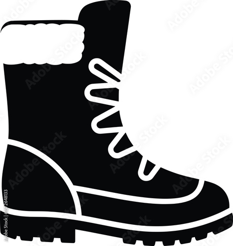 Winter Adventure, Fashion Footwear, Outdoor Exploration, Vector Illustration, Snowy Environment, Artistic Viewpoint, Vector Fashion