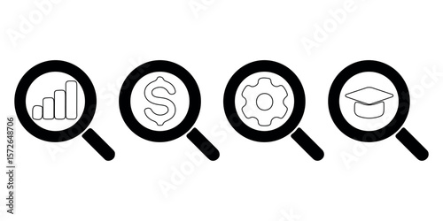 Camera icon, Photo camera symbol, snapshot icon in filled, thin line, outline and stroke style for apps and website