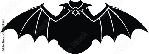 Bat Illustration for Halloween, Spooky Vibes, Digital Art, Creative Design