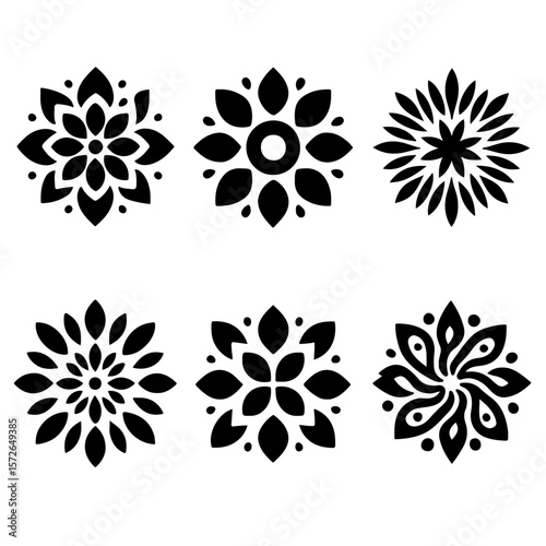 Geometric Icons Design Elements
