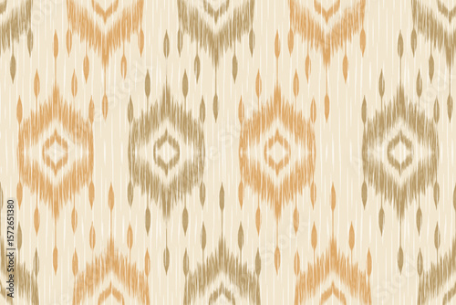 Ethnic abstract ikat art. Aztec ornament print. geometric ethnic pattern seamless color oriental. Design for background ,curtain, carpet, wallpaper, clothing, wrapping, Batik, vector illustration.