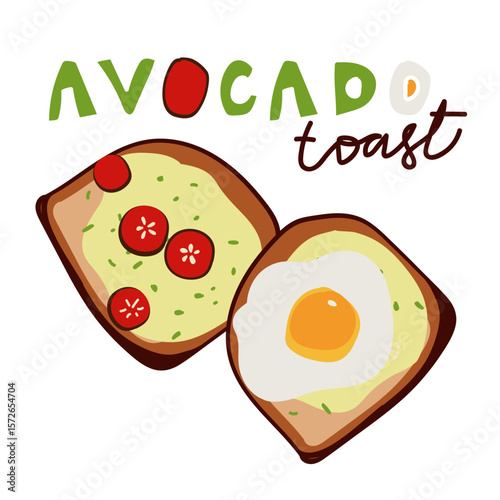 Crunchy avocado toast topped with creamy slices of avocado, fresh tomato, and a perfectly cooked egg — a simple, healthy, and satisfying bite