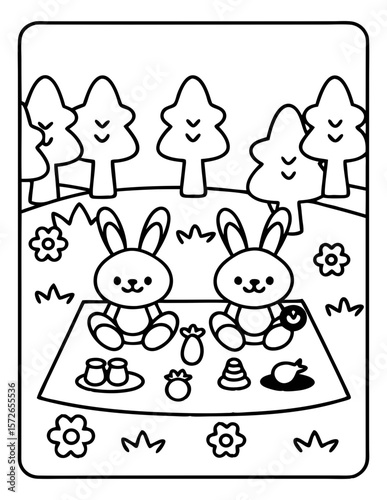 black and white coloring pages for kids