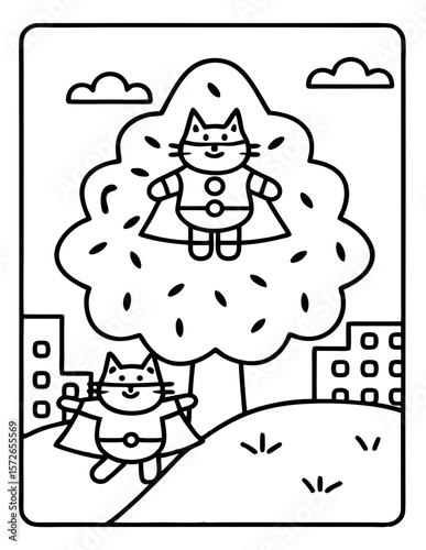 black and white coloring pages for kids