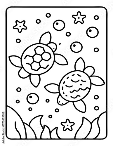 black and white coloring pages for kids