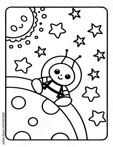 black and white coloring pages for kids