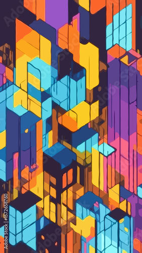 abstract city background