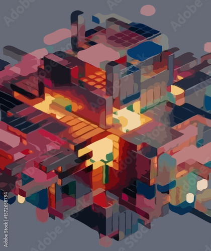 abstract 3d background
