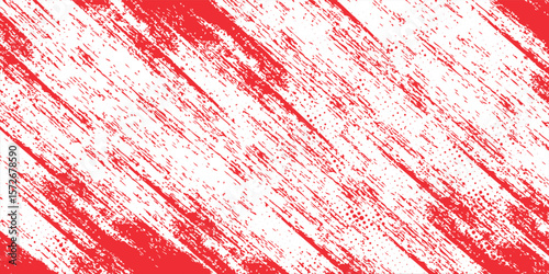 red abstract grunge background with red halftones