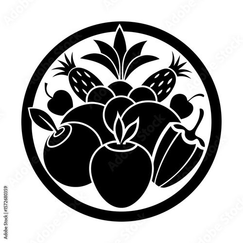 vector illustration of a fruit