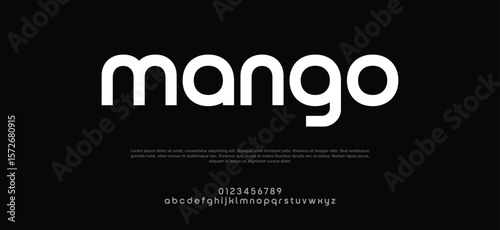 Minimal modern logo alphabet font. Typography abstract minimalist sans serif technology, electronic, digital, music, movie, creative logos fonts. vector illustration
