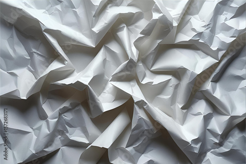 crumpled white paper