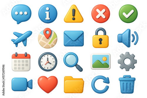 User-Friendly Notification and Tool Icons.