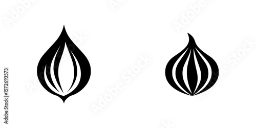 Vector icons showcasing silhouette pictograms for various design applications and creative projects
