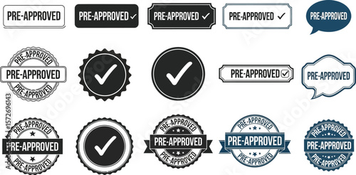 Pre approved vector design elements collection for business and marketing