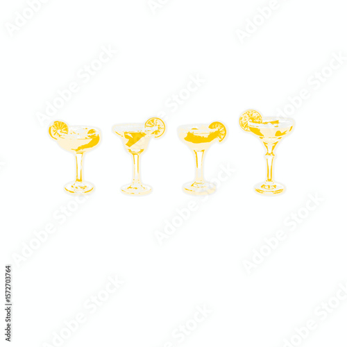 Martini Drink vector illustration.