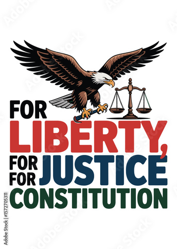 Typography T-Shirt Design On Constitution Day Quote