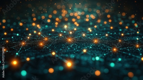 Digital Network and Data Connection Abstract Background network data digital abstract connection ai