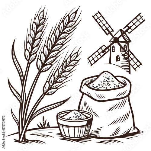 wheat and bread