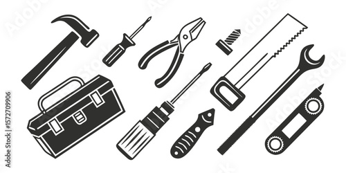 Collection of Various Tools and Toolbox in vector