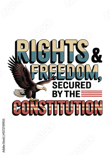 Constitution Day Quote Typography T-Shirt Design