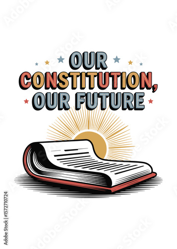 Constitution Day Quote Typography T-Shirt Design