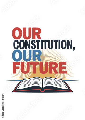 Constitution Day Quote Typography T-Shirt Design
