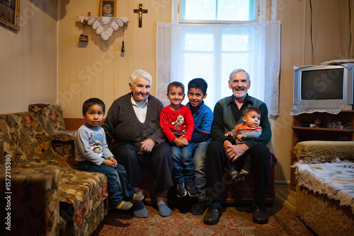 family at home