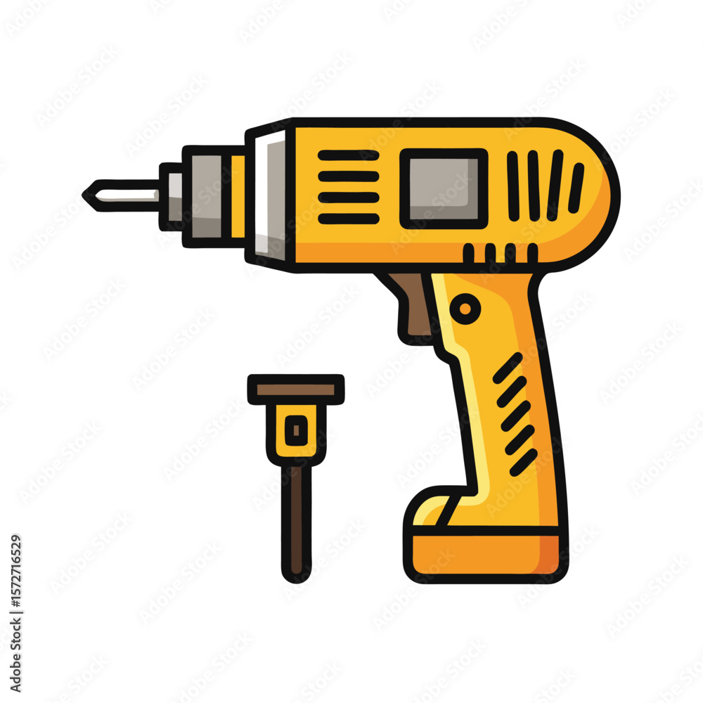 electric drill with drill bit extended detailed design electric drill with drill bit extended detailed design