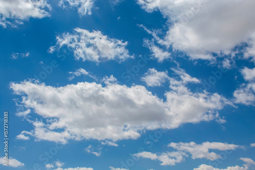 blue sky and clouds