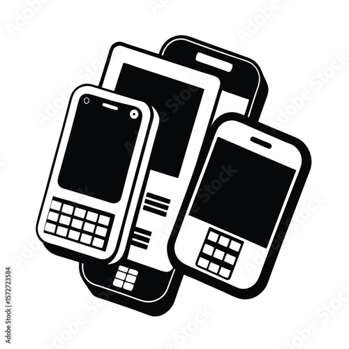 black mobile phone