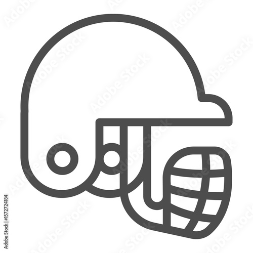gray helmet outline icon clip art preview