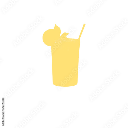 Soft Drink cup with Straw icon.