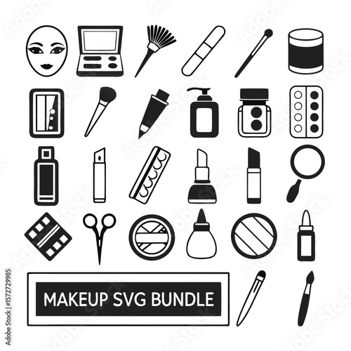Makeup And Beauty Tools Collection cosmetics brushes