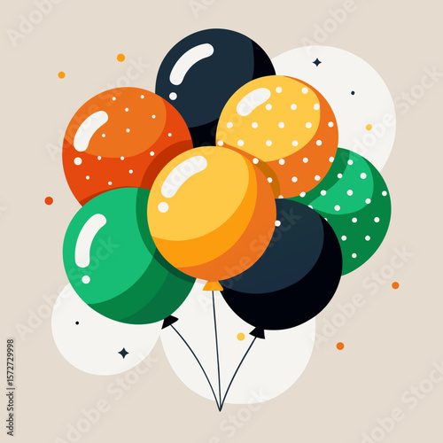 Festive Balloon Cluster Celebration balloons party