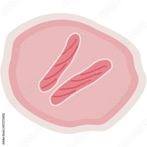 Tuberculosis Bacteria. Microbe icon vector image. Can be used for Tuberculosis.