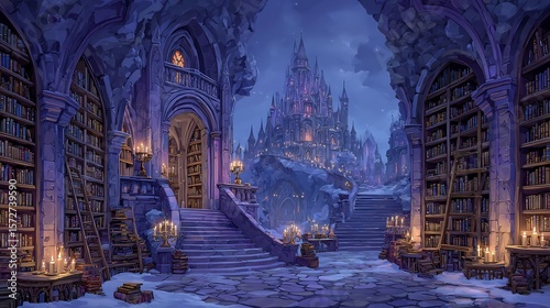 Enchanted Library: A Winter's Night in the Castle