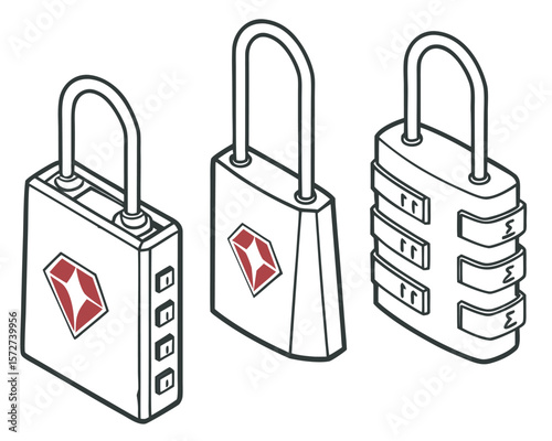 TSA-Approved Luggage Locks